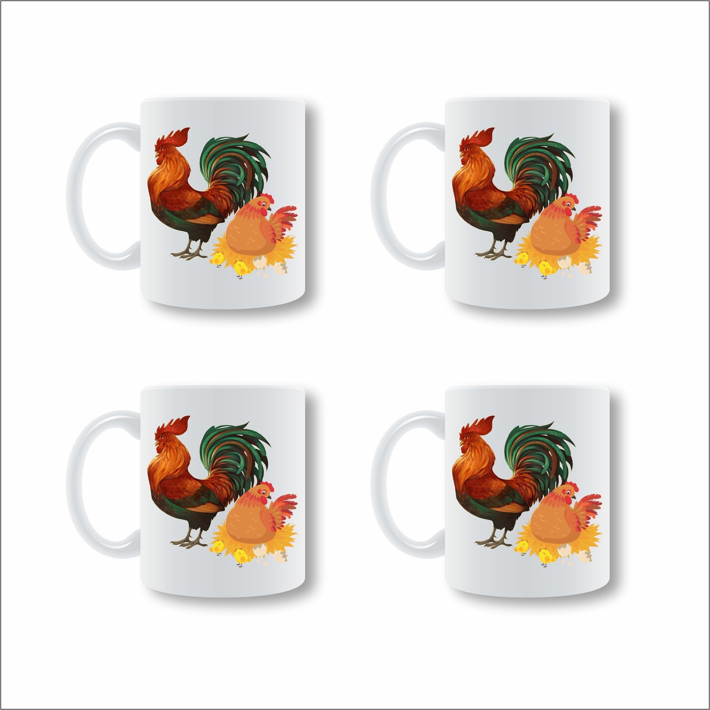 Chicken Mug Set
