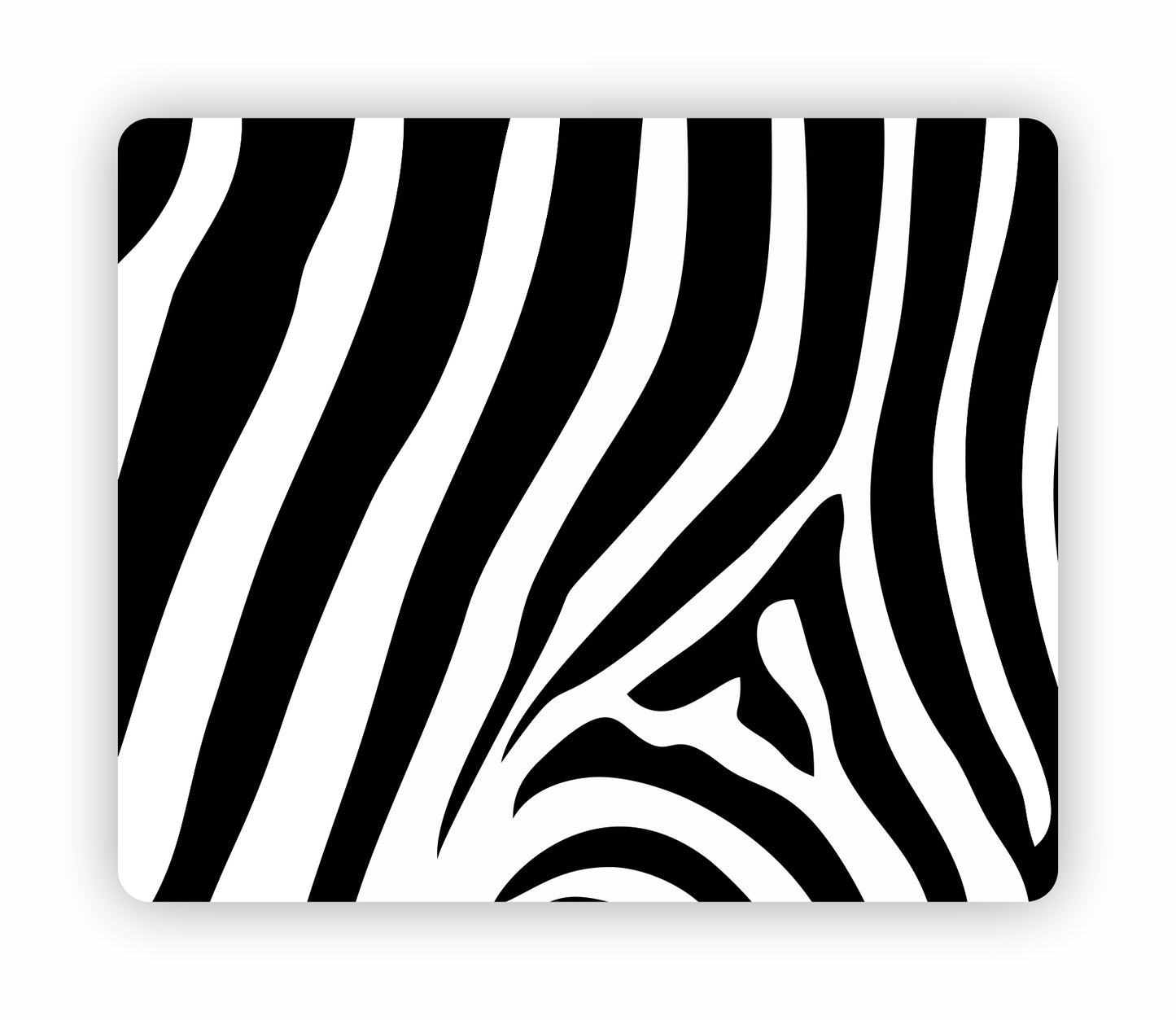 Zebra Print Mouse Pad