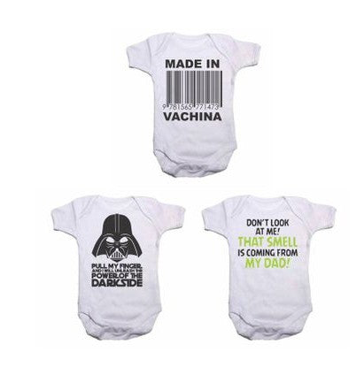 Long Sleeve Onesies - Set of 3 | Darkside