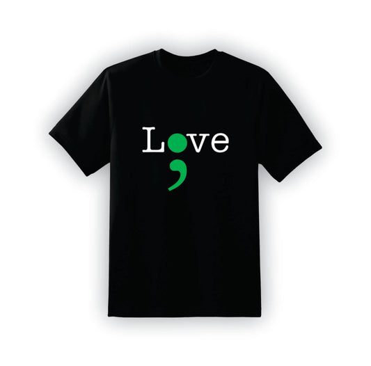 Semicolon Love T-Shirt